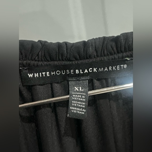 WHITE HOUSE BLACK MARKET Bri Lace Cutout Top SIZE XL - Picture 6 of 9